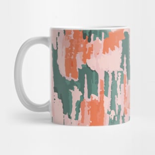 Green and orange spots Mug